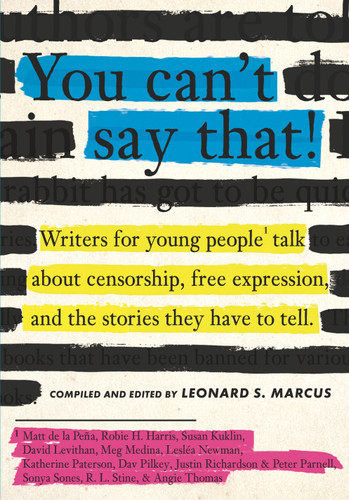 You Can't Say That!: Writers for Young People Talk About Censorship, Free Expression, and the Stories They Have to Tell book cover by 