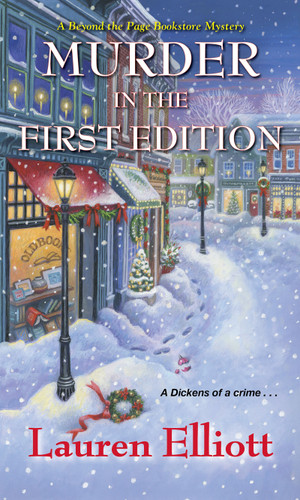 Murder in the First Edition (A Beyond the Page Bookstore Mystery) book cover by Lauren Elliott