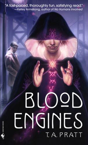 Blood Engines (Marla Mason) book cover by T.A. Pratt