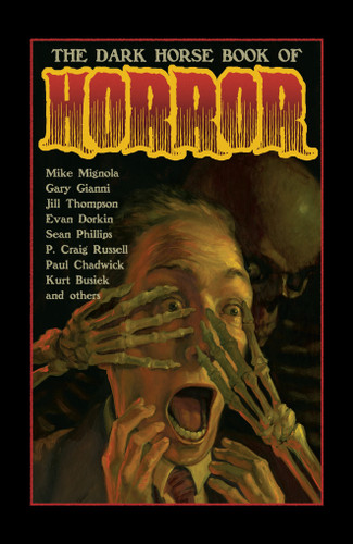 The Dark Horse Book of Horror book cover by Mike Richardson, Mike Mignola, Evan Dorkin