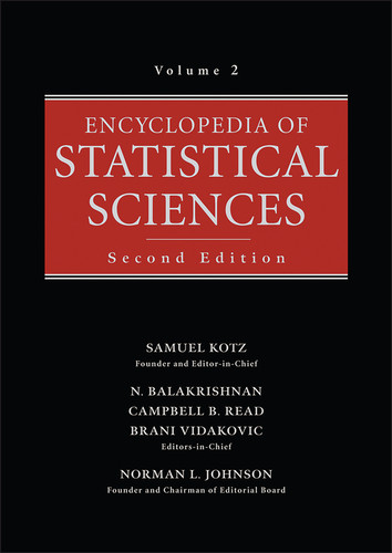 Encyclopedia of Statistical Sciences, Volume 2 book cover by 