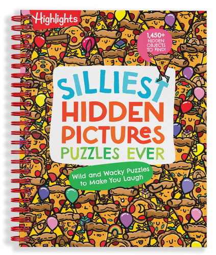 Silliest Hidden Pictures Puzzles Ever: Search-and-Find Book for Kids 6 and Up with Over 1,000 Hidden Objects, Road Trip Games, Silly Jokes and Riddles for Hours of Fun book cover by Highlights