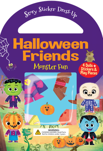 Halloween Friends: Monster Fun: Story Sticker Dress-Up book cover by Betsy Ochester