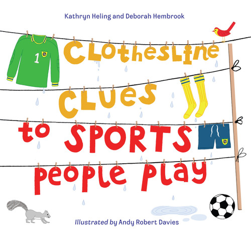 Clothesline Clues to Sports People Play book cover by Kathryn Heling, Deborah Hembrook