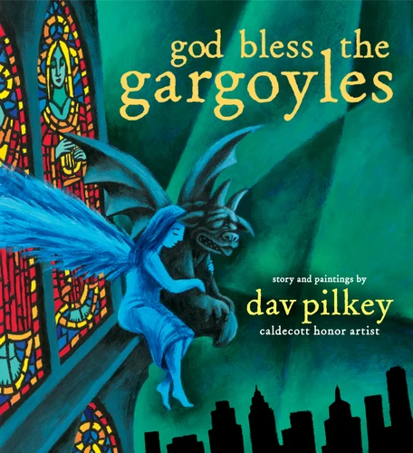 God Bless the Gargoyles book cover by Dav Pilkey