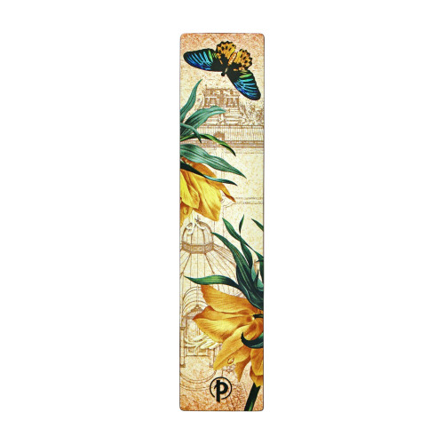 Golden Fritillaria Bookmark, New York Botanical Garden by Paperblanks (Golden Fritillaria) book cover by 