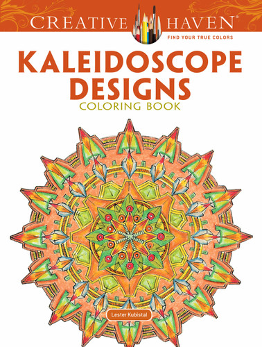 Creative Haven Kaleidoscope Designs Coloring Book (Adult Coloring Books: Art & Design) book cover by Lester Kubistal