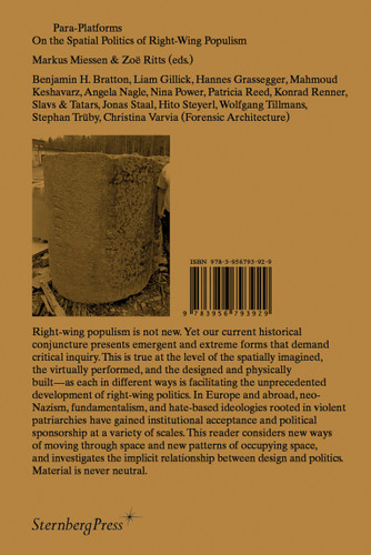 Para-Platforms: On the Spatial Politics of Right-Wing Populism book cover by 