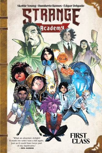 Strange Academy: First Class (STRANGE ACADEMY) book cover by Skottie Young