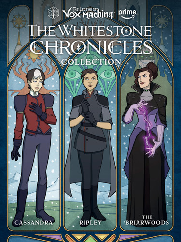 The Legend of Vox Machina: The Whitestone Chronicles Library Edition (The Legend of Vox Machina) book cover by Marieke Nijkamp