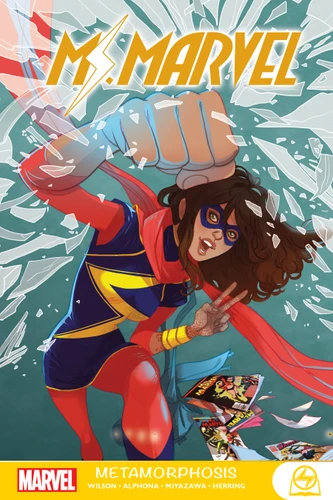 Ms. Marvel: Metamorphosis book cover by G. Willow Wilson, Mark Waid, Dan Slott