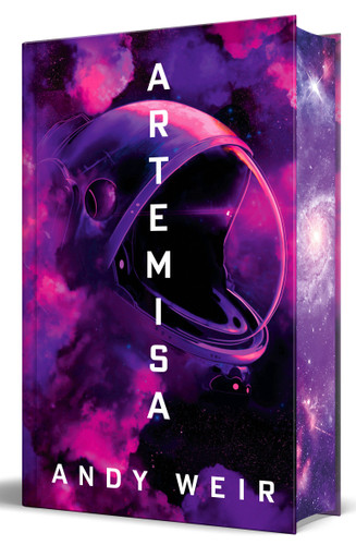 Artemisa (Edición limitada cantos pintados) / Artemis (Limited Sprayed Edges Edition) book cover by Andy Weir