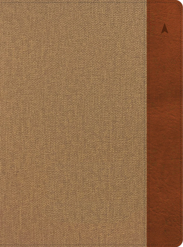 CSB Study Bible, Large Print, Digital Study Edition, Khaki/Brown LeatherTouch [9798384561859]