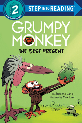 Grumpy Monkey The Best Present (Step into Reading, Step 2) book cover by Suzanne Lang