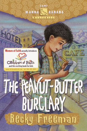 The Peanut-Butter Burglary (Camp Wanna Banana) book cover by Becky Freeman