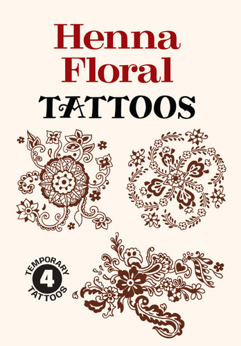 Henna Floral Tattoos (Dover Little Activity Books: Flowers) book cover by Anna Pomaska