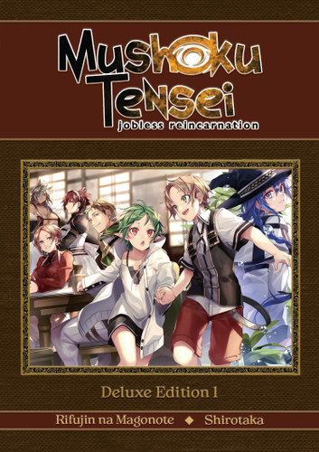 Mushoku Tensei: Jobless Reincarnation Deluxe Edition 1 (Light Novel) (Vol. 1-3 Hardcover Omnibus) (Mushoku Tensei: Jobless Reincarnation (Light Novel)) book cover by Rifujin na Magonote