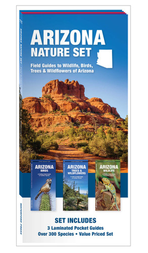 Arizona Nature Set: Field Guides to Wildlife, Birds, Trees & Wildflowers of Arizona (Nature Observation North America) book cover by 