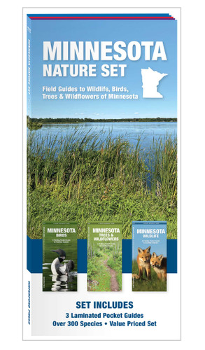 Minnesota Nature Set: Field Guides to Wildlife, Birds, Trees & Wildflowers of Minnesota (Nature Observation North America) book cover by 