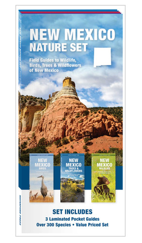 New Mexico Nature Set: Field Guides to Wildlife, Birds, Trees & Wildflowers of New Mexico (Nature Observation North America) book cover by 