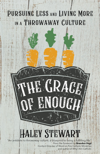 The Grace of Enough: Pursuing Less and Living More in a Throwaway Culture book cover by Haley Stewart