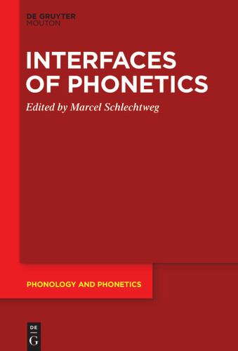 Interfaces of Phonetics book cover by 