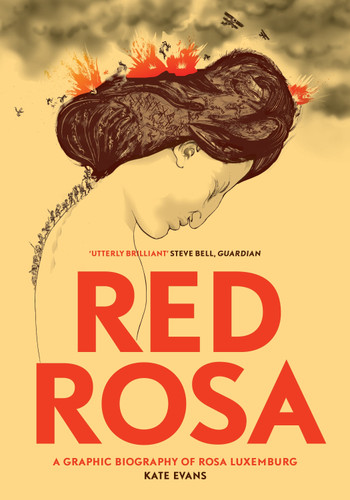 Red Rosa: A Graphic Biography of Rosa Luxemburg book cover by Kate Evans