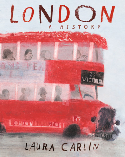 London: A History book cover by Laura Carlin