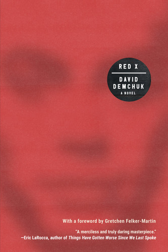 RED X book cover by David Demchuk