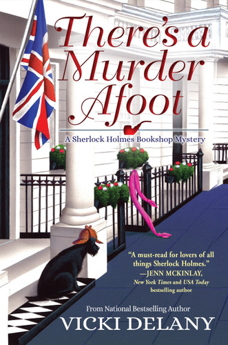 There's a Murder Afoot: A Sherlock Holmes Bookshop Mystery (A Sherlock Holmes Bookshop Mystery) book cover by Vicki Delany