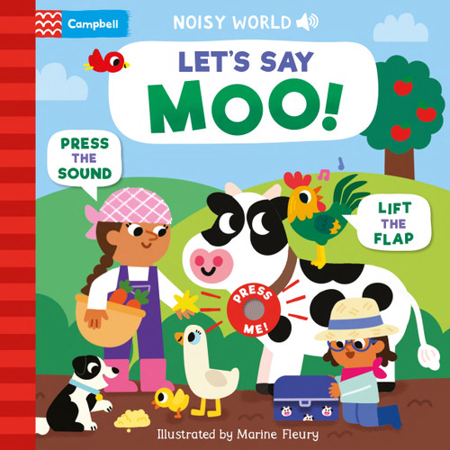 Noisy World: Let's Say Moo book cover by Campbell Books