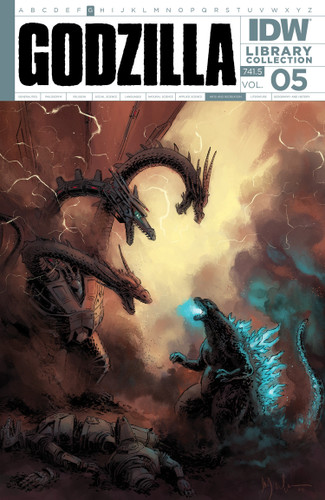 Godzilla Library Collection, Vol. 5 book cover by Chris Mowry
