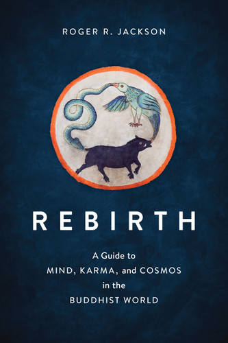 Rebirth: A Guide to Mind, Karma, and Cosmos in the Buddhist World book cover by Roger R. Jackson