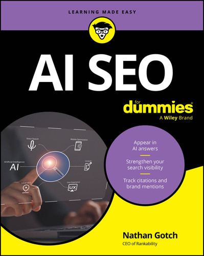 AI SEO For Dummies book cover by Nathan Gotch