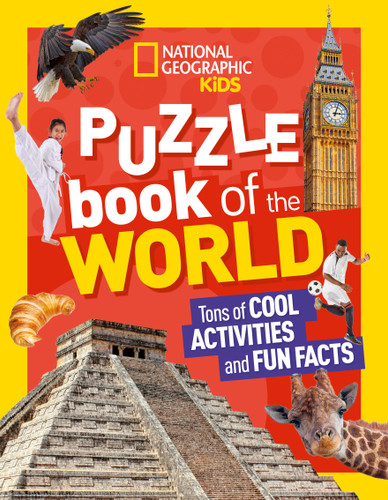 National Geographic Kids Puzzle Book of the World (NGK Puzzle Books) book cover by National Geographic, Kids