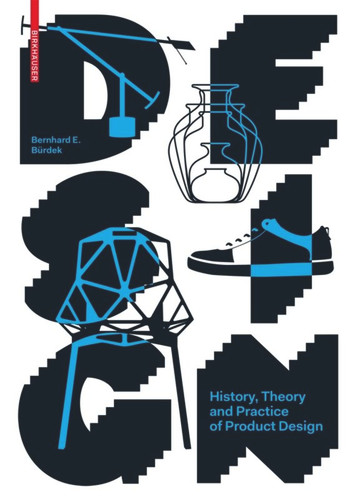 Design: History, Theory and Practice of Product Design book cover by Bernhard E. Bürdek