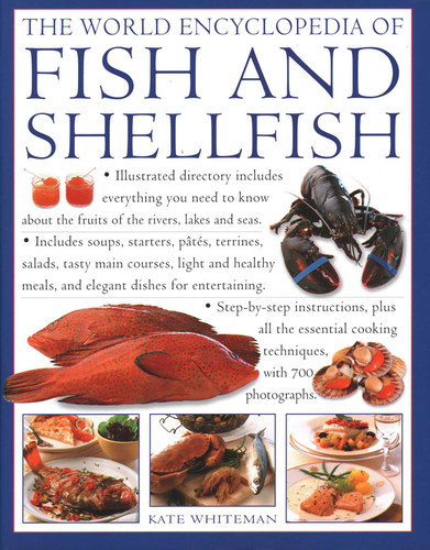 The World Encyclopedia of Fish & Shellfish book cover by Kate Whiteman