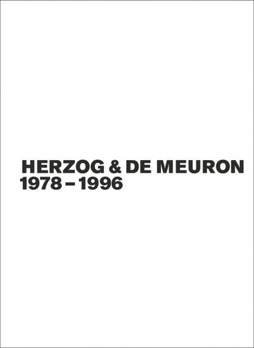 Herzog & de Meuron 1978-1996, Bd./Vol. 1-3 book cover by Gerhard Mack