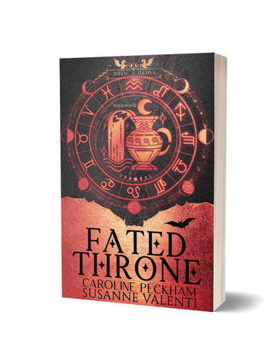 Zodiac Academy 6: Fated Throne (Zodiac Academy) book cover by Susanne Valenti, Caroline Peckham