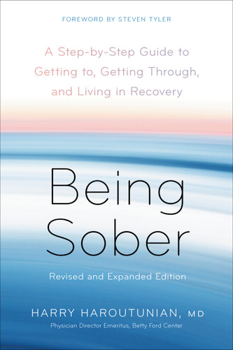Being Sober: A Step-by-Step Guide to Getting to, Getting Through, and Living in Recovery, Revised and Expanded book cover by Harry Haroutunian