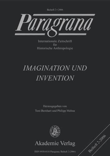 Imagination und Invention (Paragrana / Beiheft #2) book cover by 