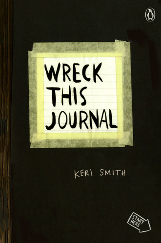 Wreck This Journal (Black) Expanded Edition book cover by Keri Smith