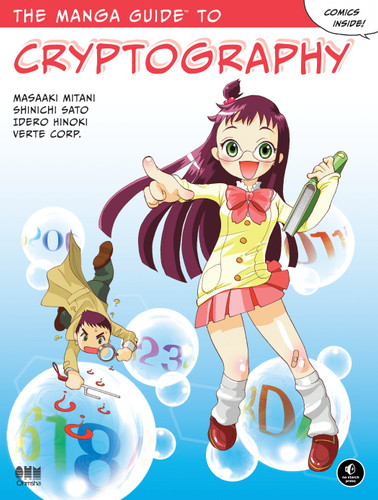 The Manga Guide to Cryptography (The Manga Guides) book cover by Masaaki Mitani, Shinichi Sato, Idero Hinoki, Verte Corp.