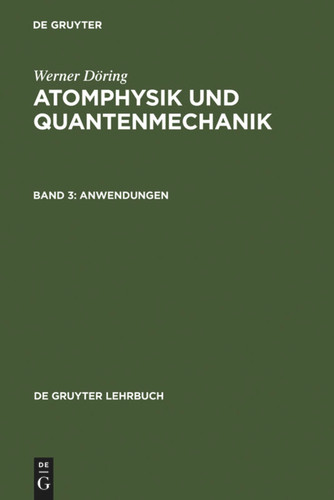 Anwendungen (De Gruyter Lehrbuch) book cover by Werner Döring