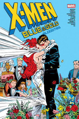 X-Men: Blue & Gold - Bloodties Omnibus Andy Kubert Cover book cover by Scott Lobdell, Glenn Herdling