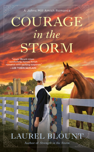 Courage in the Storm (A Johns Mill Amish Romance) book cover by Laurel Blount