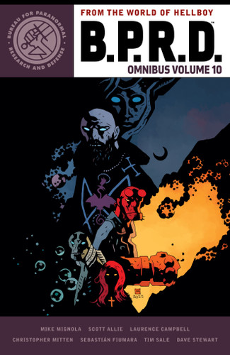 B.P.R.D. Omnibus Volume 10 book cover by Mike Mignola, Scott Allie