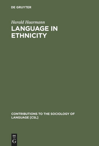 Language in Ethnicity: A View of Basic Ecological Relations book cover by Harald Haarmann