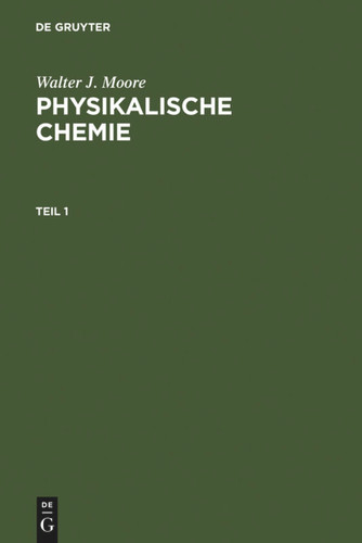 Physikalische Chemie book cover by Walter J. Moore