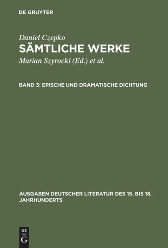 Epische und dramatische Dichtung book cover by 
